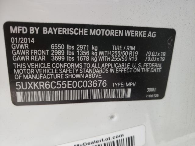 2014 BMW X5 XDRIVE5 5UXKR6C55E0C03676