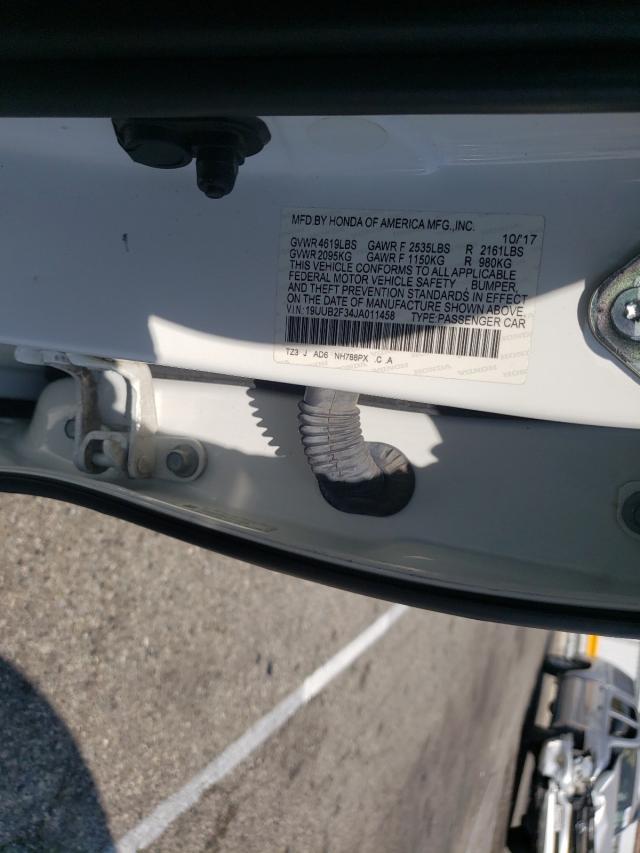 2018 ACURA TLX 19UUB2F34JA011458