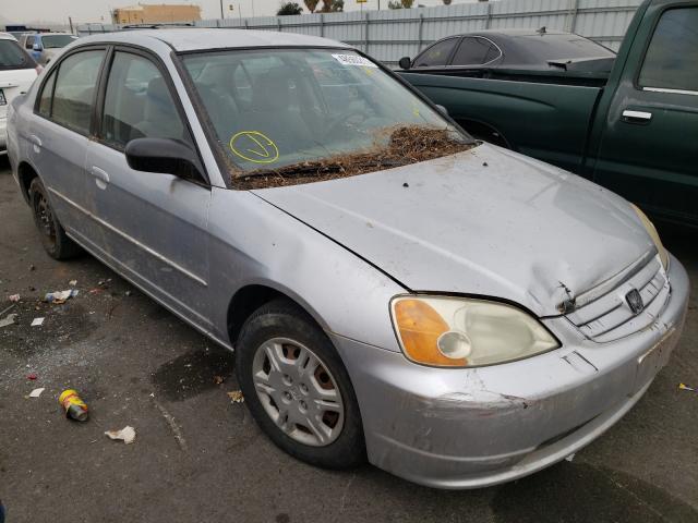 Salvage cars for sale from Copart Colton, CA: 2002 Honda Civic LX