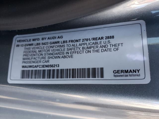 2014 AUDI A7 PREMIUM WAUWGAFC3EN056213