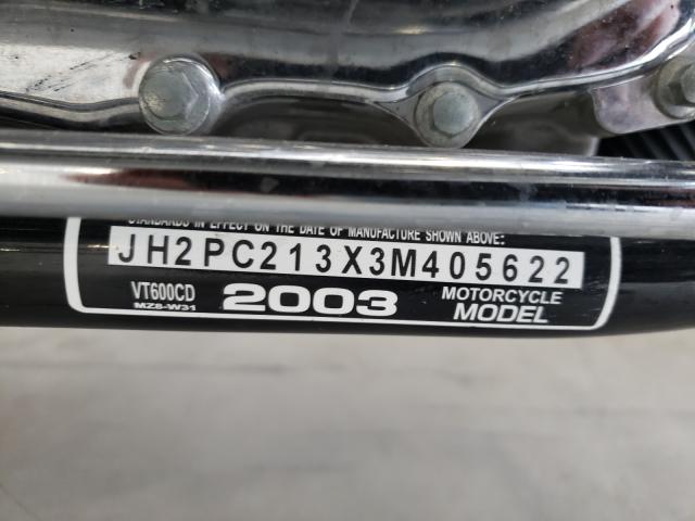 2003 HONDA VT600 CD JH2PC213X3M405622
