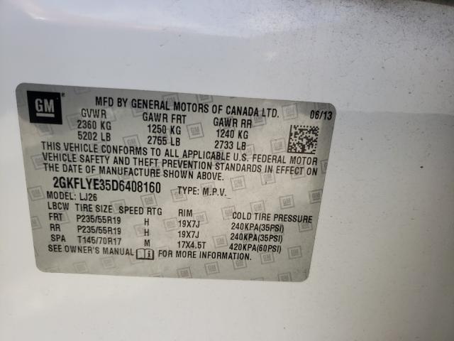 2013 GMC TERRAIN DE 2GKFLYE35D6408160