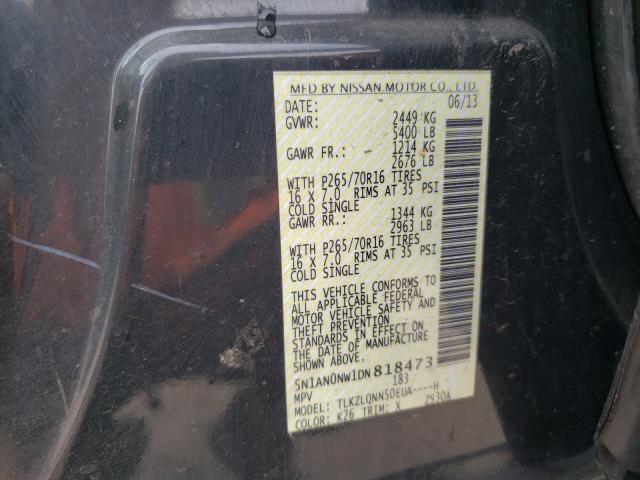 2013 NISSAN XTERRA X 5N1AN0NW1DN818473