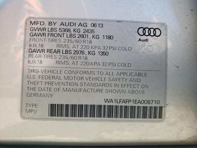 2014 AUDI Q5 PREMIUM - WA1LFAFP1EA008710