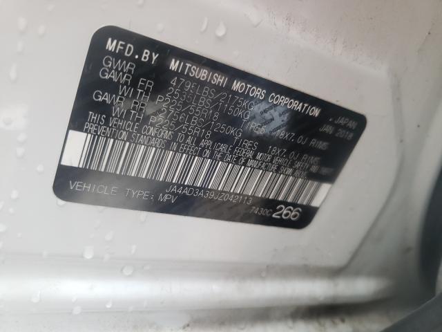 JA4AD3A39JZ042113 Mitsubishi Outlander 2018. Фото: 9