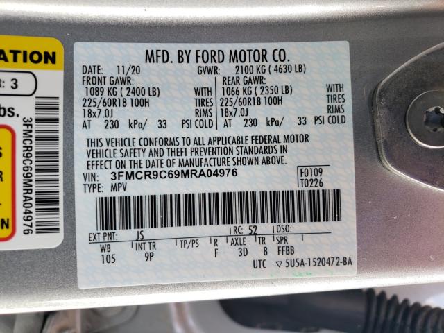 2021 FORD BRONCO SPO 3FMCR9C69MRA04976