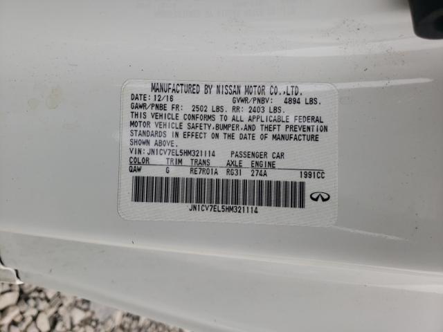 2017 INFINITI Q60 BASE JN1CV7EL5HM321114