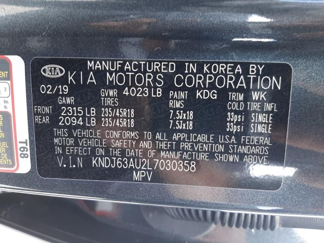 2020 KIA SOUL GT LI KNDJ63AU2L7030358