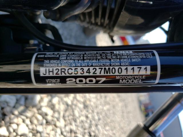 2007 HONDA VT750 C2F JH2RC53427M001171
