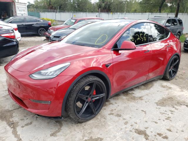 2020 TESLA MODEL Y 5YJYGDEF8LF013216