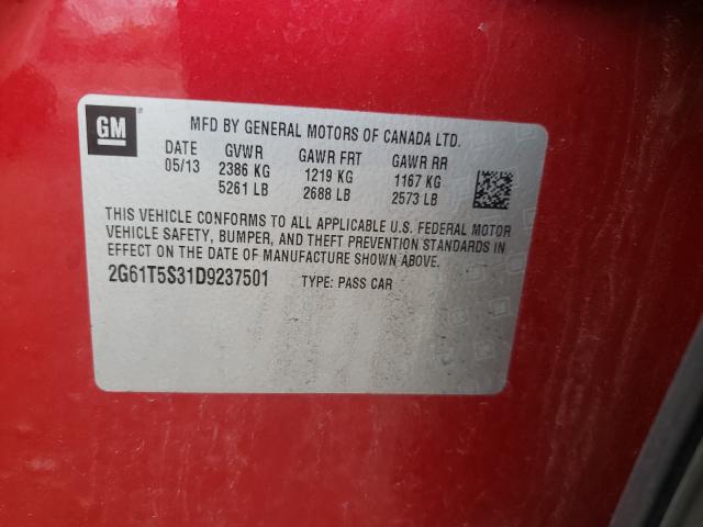 2013 CADILLAC XTS PREMIU 2G61T5S31D9237501