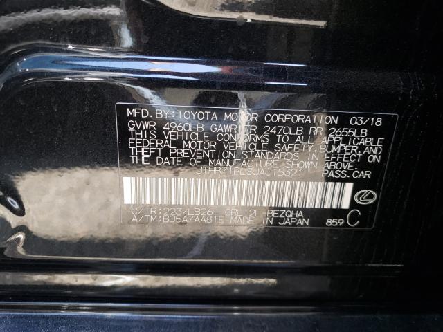 2018 LEXUS GS 350 BAS JTHBZ1BL8JA015321
