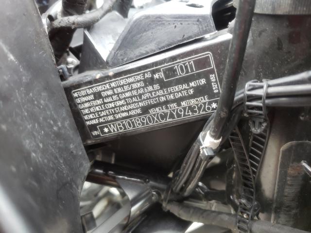2012 BMW G650 GS WB101890XCZY94326