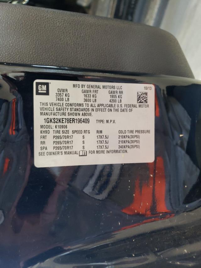 2014 GMC YUKON 1GKS2KE78ER196409