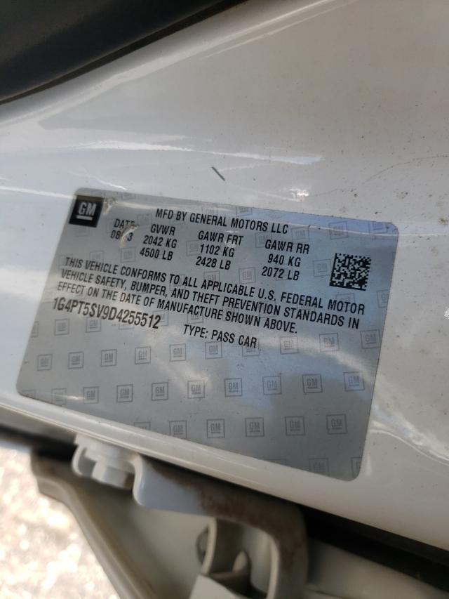 2013 BUICK VERANO PRE 1G4PT5SV9D4255512