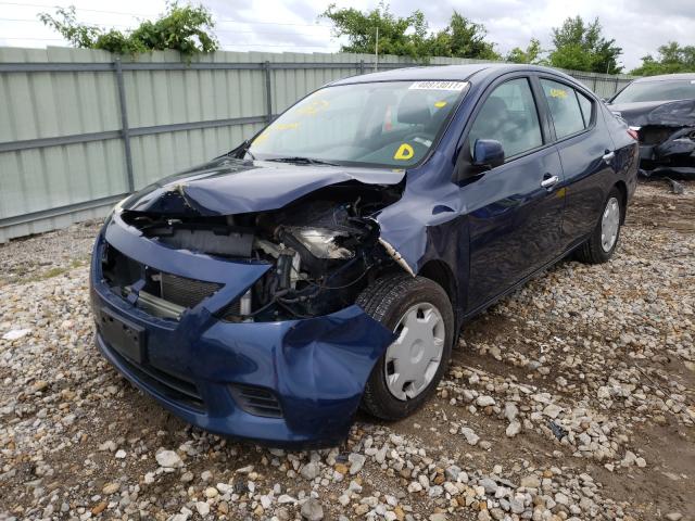 Sedans NISSAN VERSA 2014 Blue