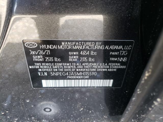 2021 HYUNDAI SONATA SE 5NPEG4JA5MH115590