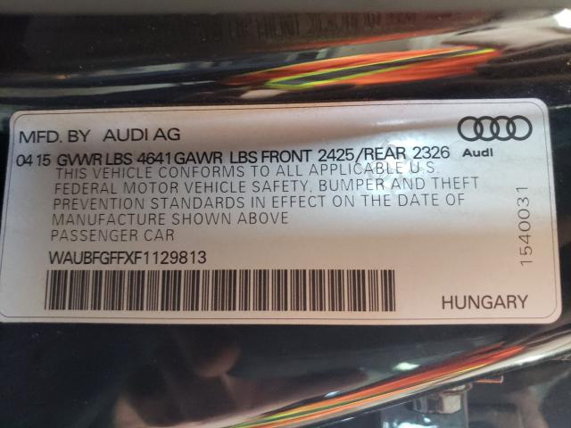 2015 AUDI S3 WAUBFGFFXF1129813