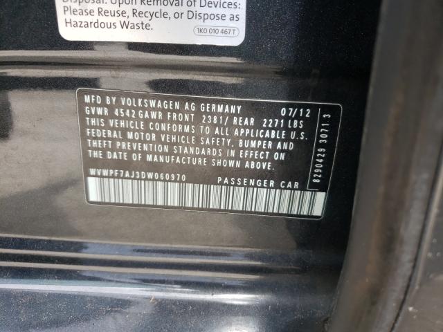 2013 VOLKSWAGEN GOLF R WVWPF7AJ3DW060970