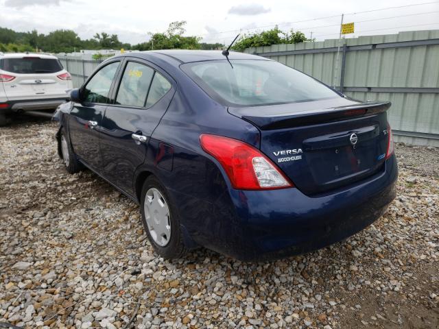 Sedans NISSAN VERSA 2014 Blue