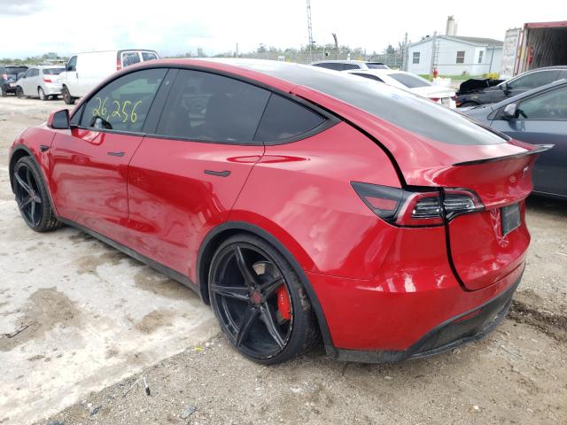 2020 TESLA MODEL Y 5YJYGDEF8LF013216