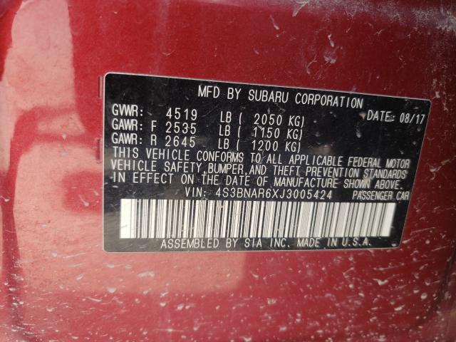2018 SUBARU LEGACY SPO 4S3BNAR6XJ3005424