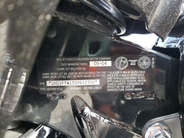 2005 HARLEY-DAVIDSON FLHRSI 1HD1FYW155Y612316