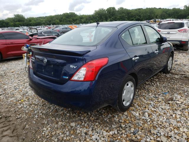 Sedans NISSAN VERSA 2014 Blue