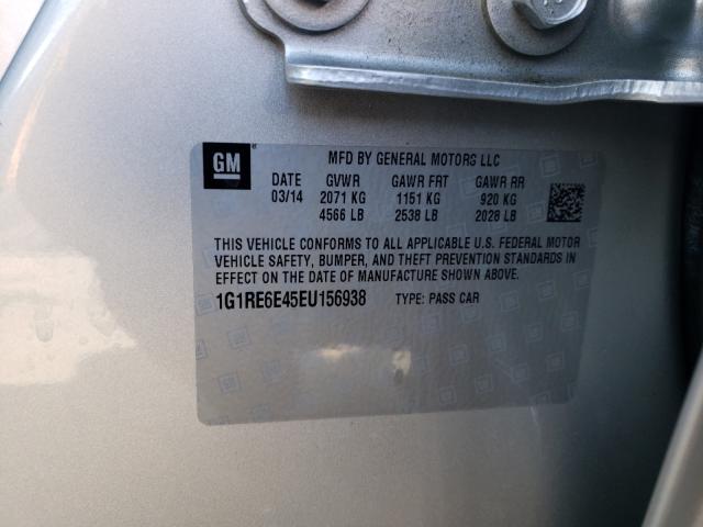 VIN 1G1RE6E45EU156938 2014 Chevrolet Volt no.10