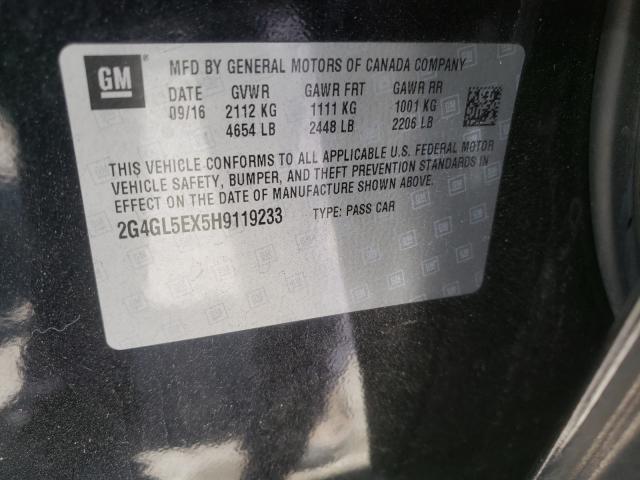 2017 BUICK REGAL SPOR 2G4GL5EX5H9119233