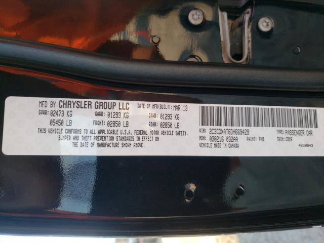 2013 DODGE CHARGER PO 2C3CDXAT6DH669429