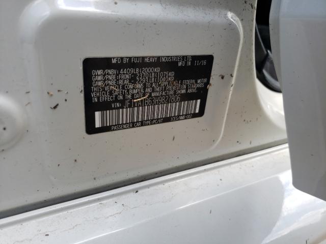 2017 SUBARU WRX JF1VA1B63H9827806