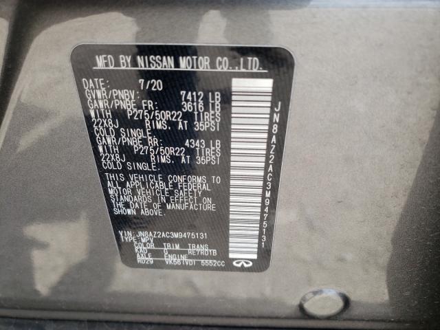 2021 INFINITI QX80 LUXE JN8AZ2AC3M9475131