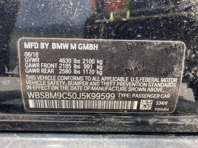 2018 BMW M3 WBS8M9C50J5K99599