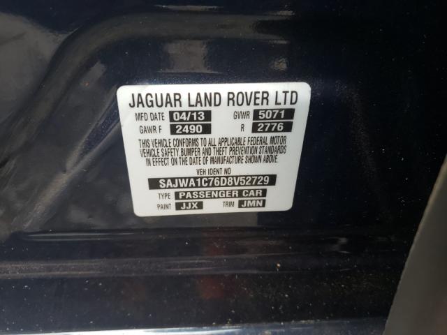 2013 JAGUAR XJ SAJWA1C76D8V52729