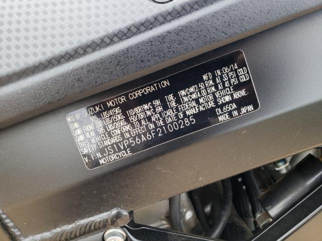 2015 SUZUKI DL650 A JS1VP56A6F2100285