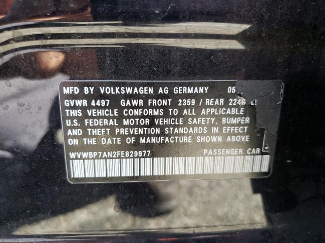 2015 VOLKSWAGEN CC SPORT - WVWBP7AN2FE829977