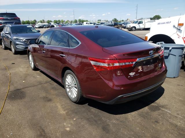 2014 TOYOTA AVALON HYB 4T1BD1EBXEU028347