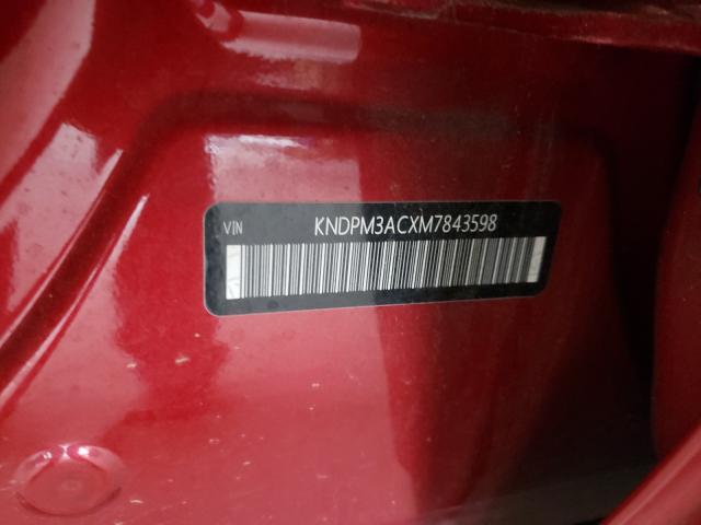 2021 KIA SPORTAGE L KNDPM3ACXM7843598
