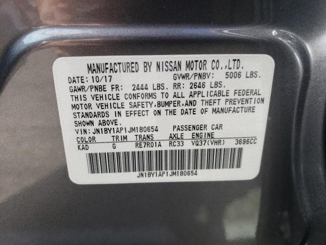 2018 INFINITI Q70 3.7 LU JN1BY1AP1JM180654