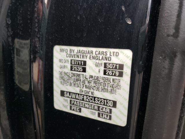 2012 JAGUAR XF SAJWA0FB2CLS23130