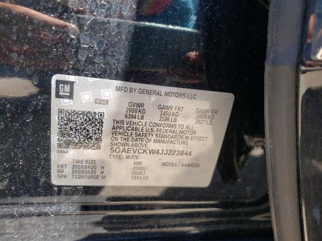 2018 BUICK ENCLAVE AV 5GAEVCKW4JJ223844