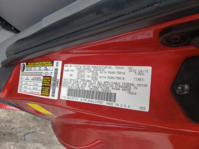 2015 TOYOTA TACOMA PRE 5TFTU4GN1FX082783