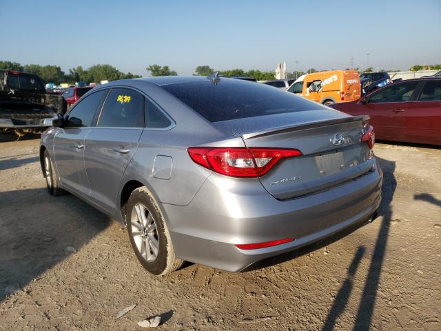  HYUNDAI SONATA 2015 Серебристый