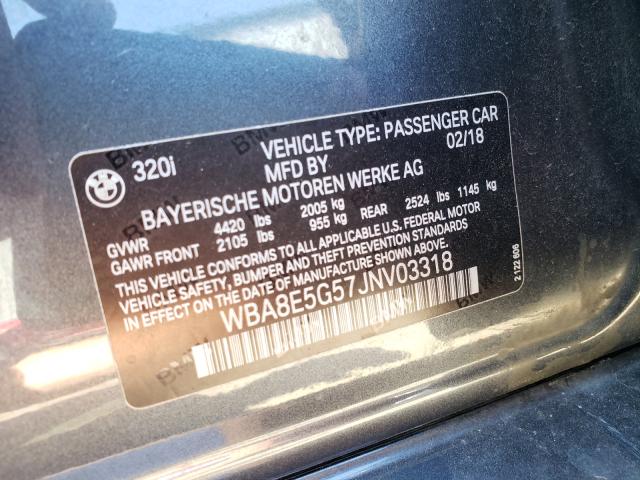 2018 BMW 320 XI WBA8E5G57JNV03318