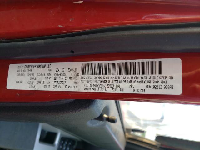 2010 DODGE NITRO SXT 1D4PU5GK0AW122513