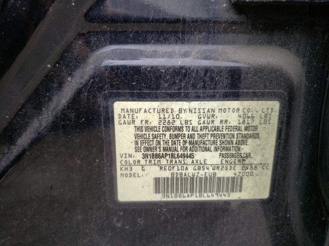 2011 NISSAN SENTRA SE- 3N1BB6AP1BL649445