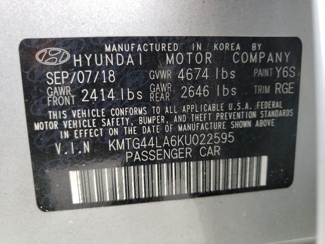 2019 GENESIS G70 PRESTI KMTG44LA6KU022595