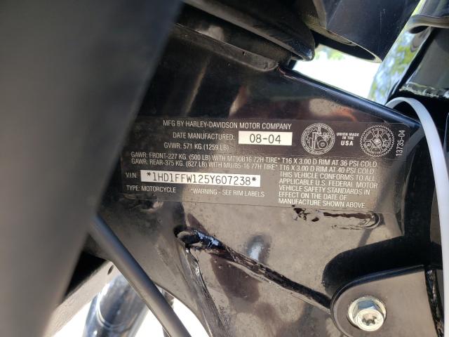 2005 HARLEY-DAVIDSON FLHTCI 1HD1FFW125Y607238