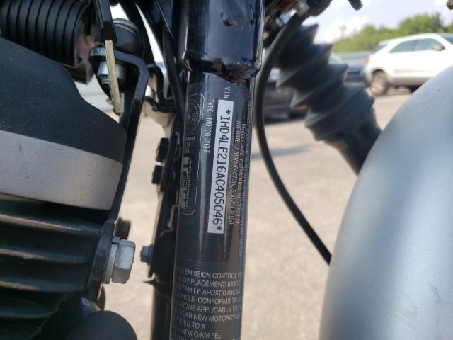 2010 HARLEY-DAVIDSON XL883 N 1HD4LE216AC405046